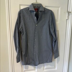 HUGO Blue Casual Button Down Shirt Long Sleeve
